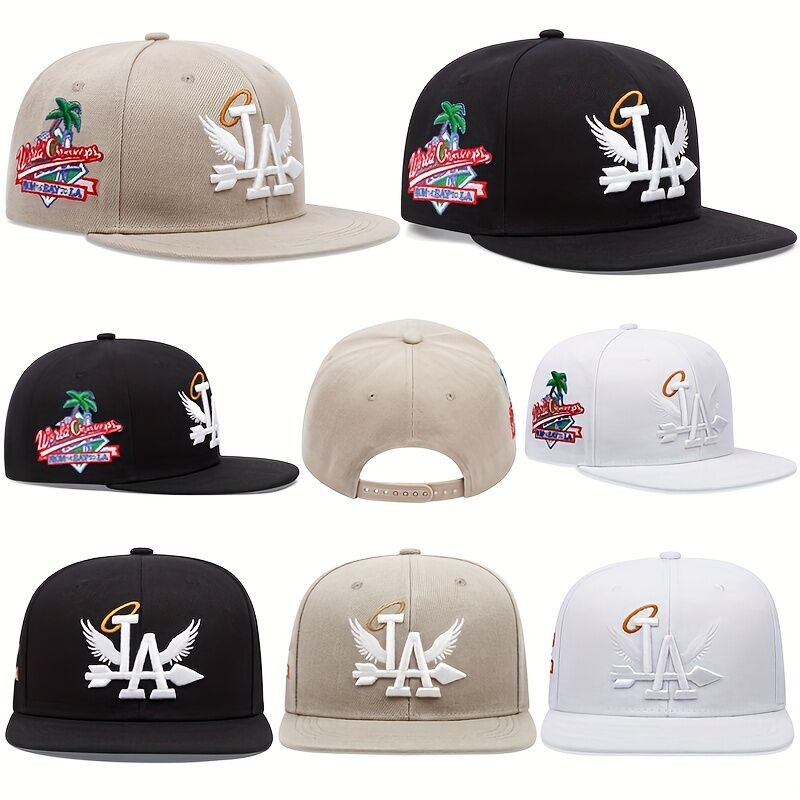 Unisex La Đôi Cánh Thiên Thần Thêu Mũ Bóng Chày Có Thể Điều Chỉnh Nón Snapback Hip Hop Thường Ngày Chống Nắng Ngoài Trời Nón