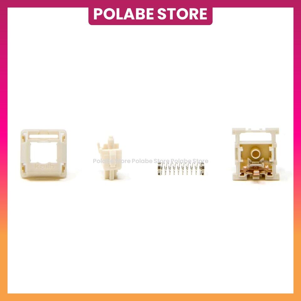 Novelkeys x KAILH CREAM MX linear switch công tắc bàn phím cơ Novelkeys cream NK Cream switch - Polabe Store