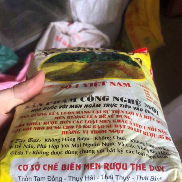 Men nấu Rượu Hương Lúa