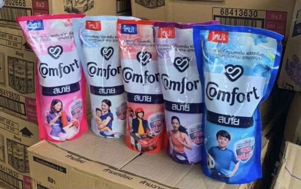 Combo 7túi nước xả vải comfor Thái