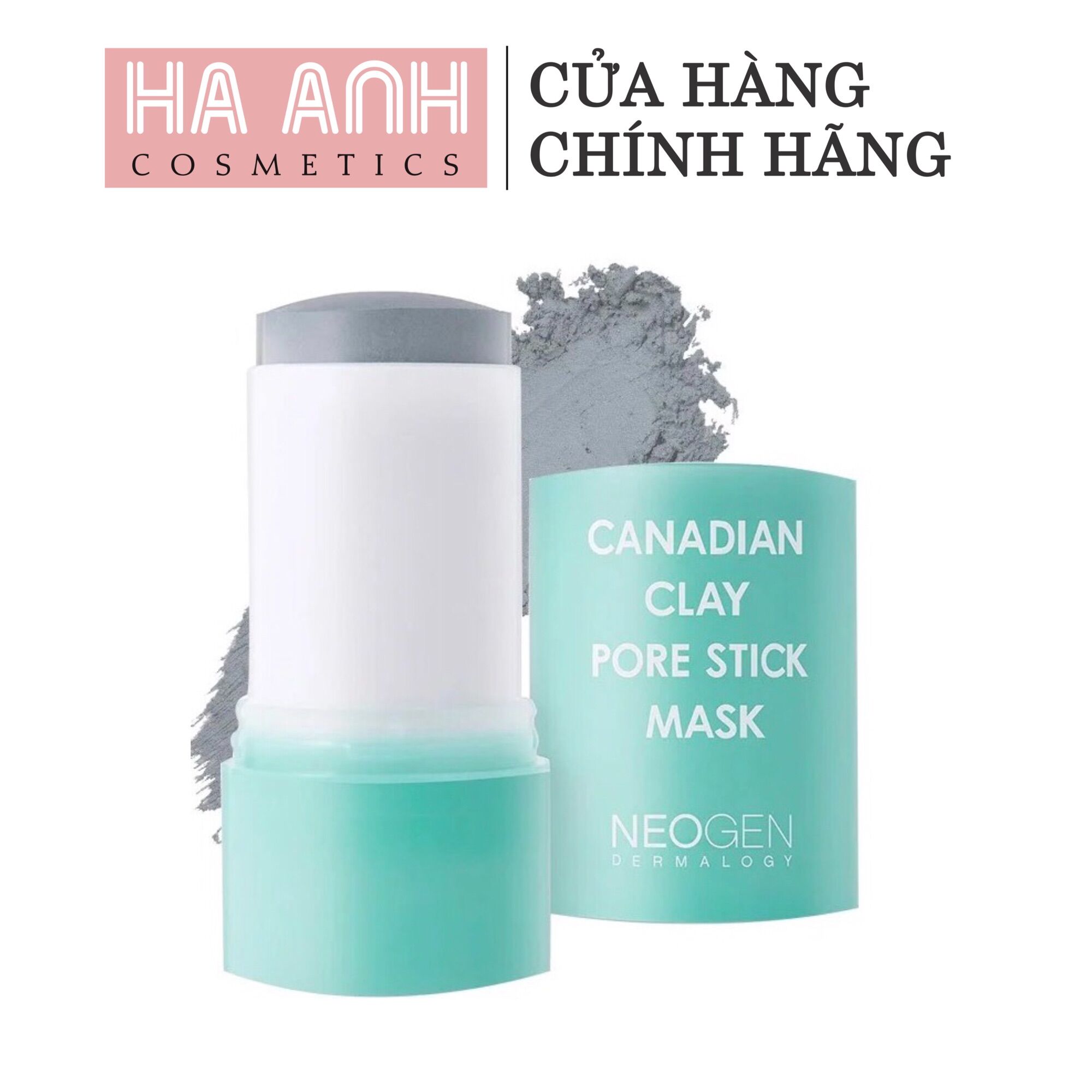 Thanh Lăn Đất Sét Loại Bỏ Mụn Đầu Đen Làm Sạch Dầu Thừa Thu Nhỏ Lỗ Chân Lông Neogen Dermalogy Canadian Clay Pore Stick Mask