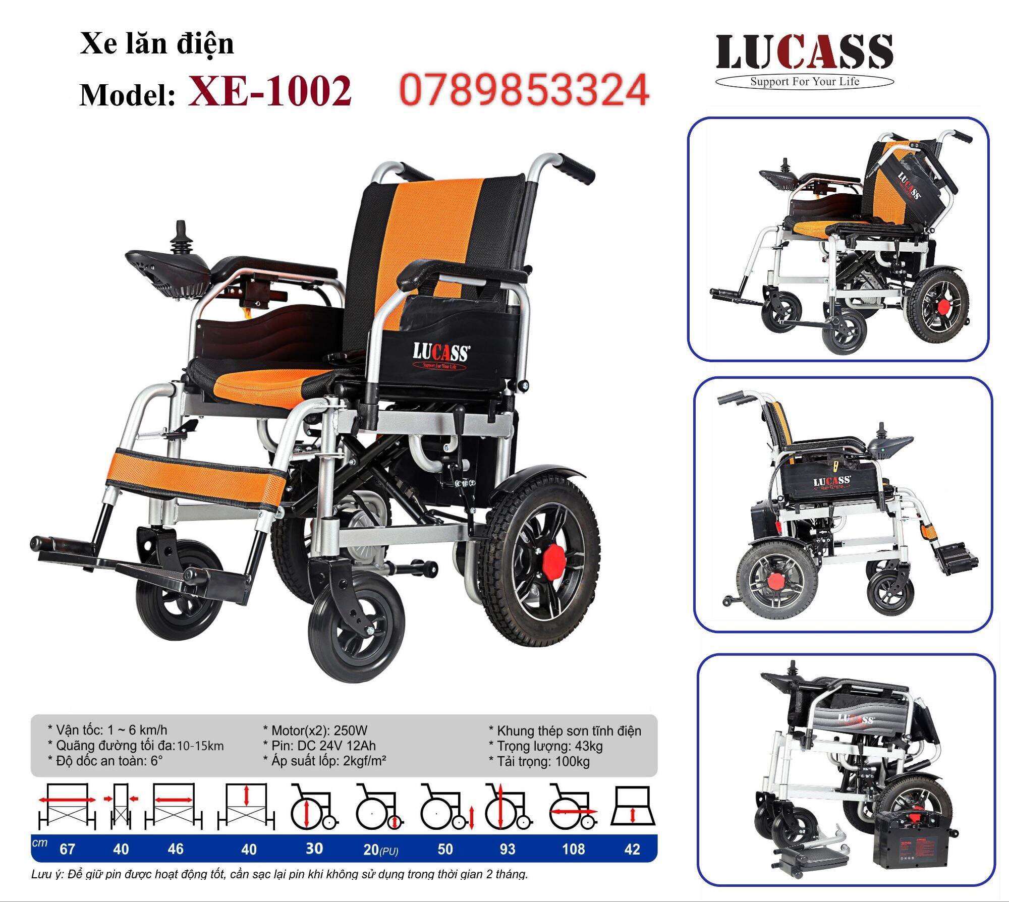 xe lăn điện lucass bánh nhỏ(liên hệ trước)