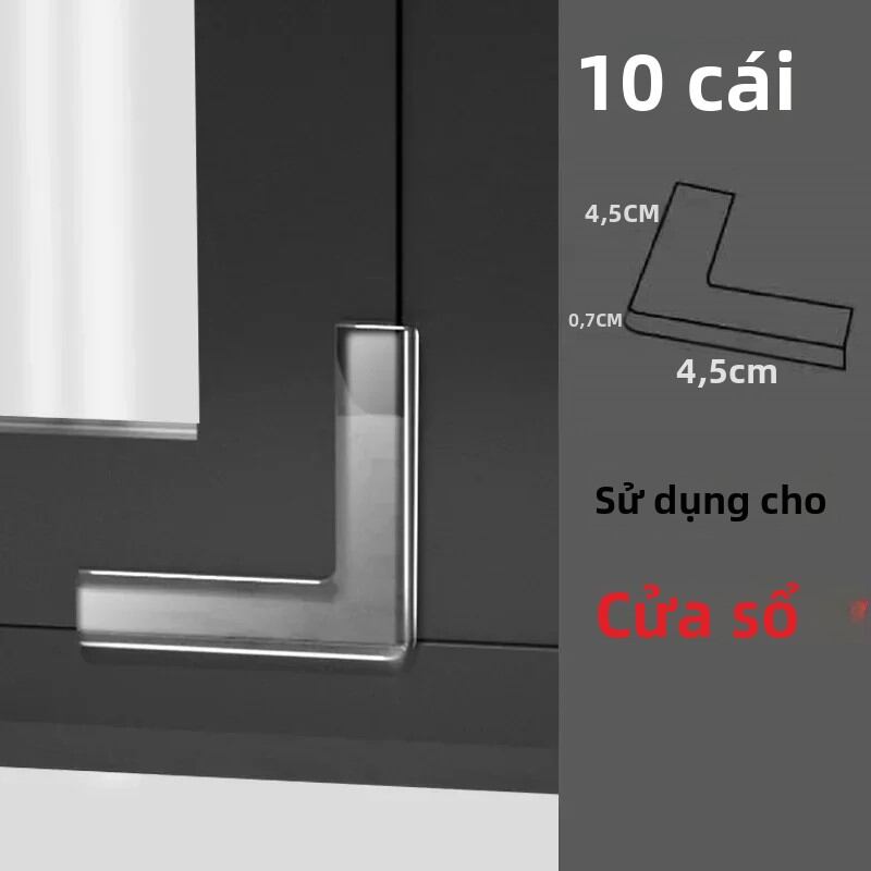 Miếng Bảo Vệ Cạnh Góc Chống Va Chạm Cho Trẻ Em Bảo Vệ An Toàn Cho Bé Bằng Silicon Bảo Vệ Bàn Bằng Silicon Mềm Trong Suốt Cho Trẻ Từ 0-6m Đến 7-12Y