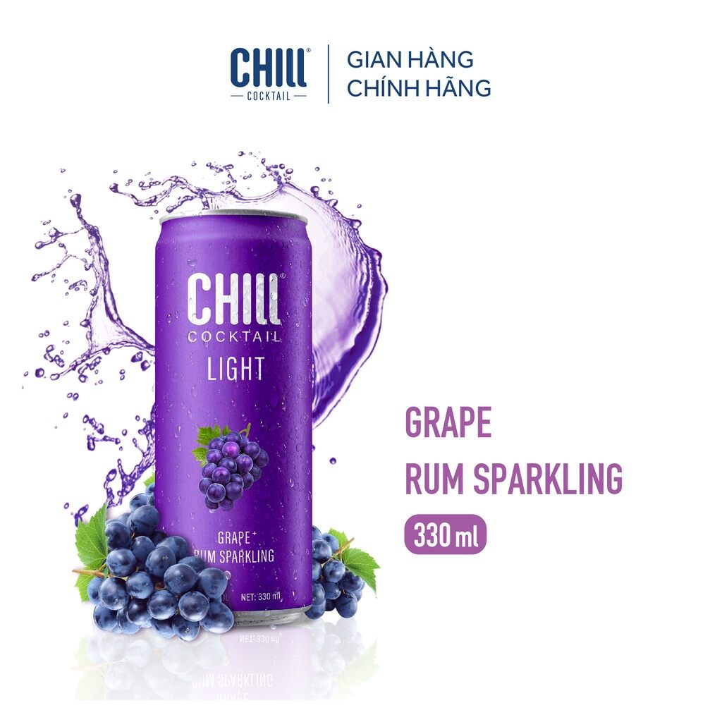 [HCM] Thùng 6 Lon Chill Cocktail Mix Vị 330ml/Lon - PARO