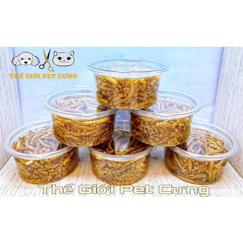 Sâu sấy khô giàu đạm 15gr hamster thỏ bọ/nhím/sóc