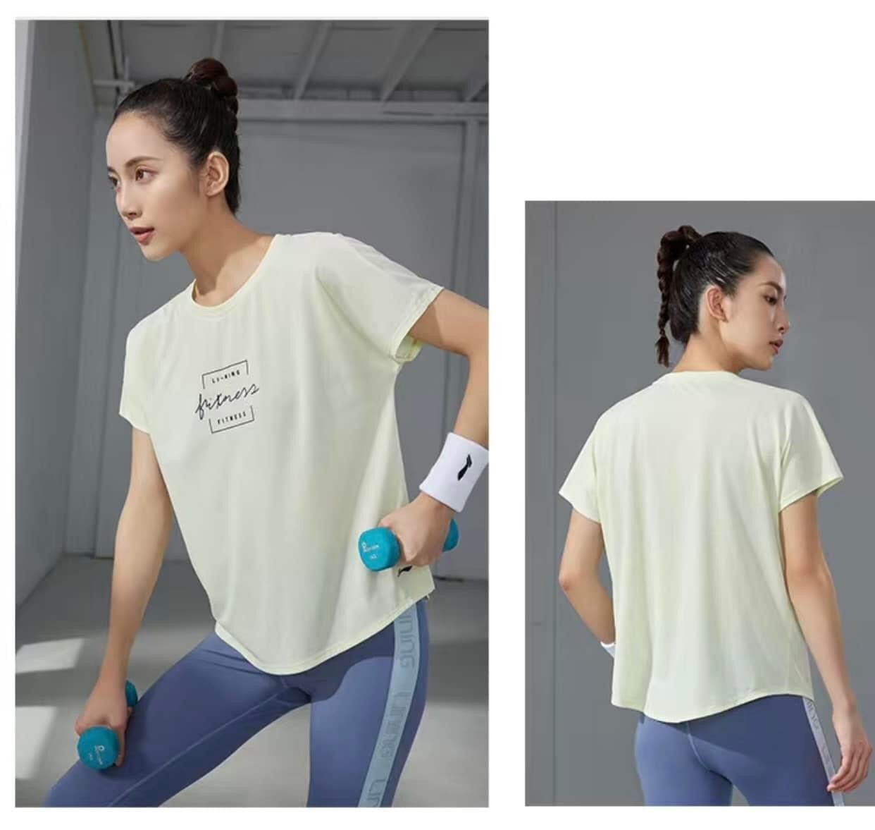 Áo thun thể thao nữ Lining