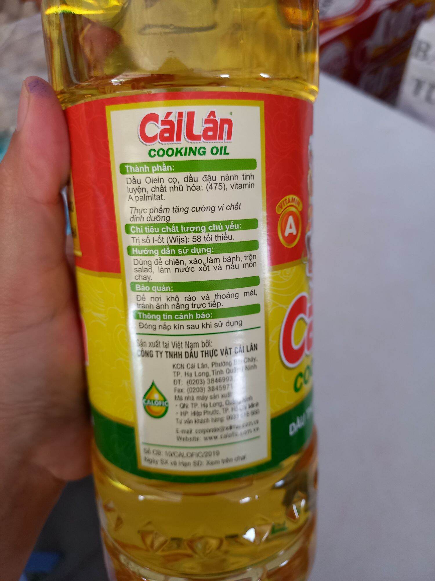 Dầu Cái Lân 1L