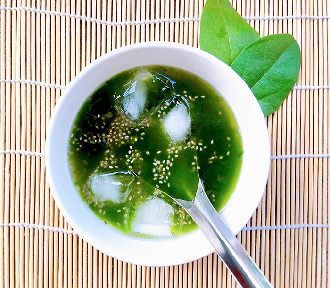 Sét Sương Sâm Hạt Chia Nước Cốt Dừa ( nấu 15 chén)