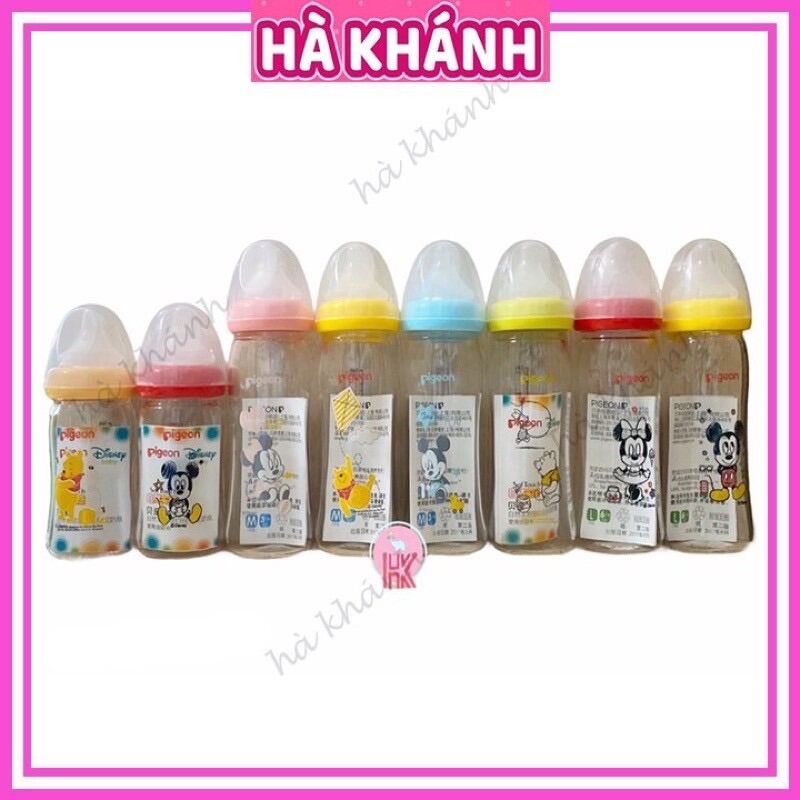 BÁO GIÁ BÌNH SỮA THỦY TINH PLUS PIGEON HÌNH CON HƯƠU 160ML | Shopee Lazada Sendo Tiki mới nhất 62 Bình Sữa Thuỷ Tinh Pigeon Nội Địa Trung 160ml / 240ml