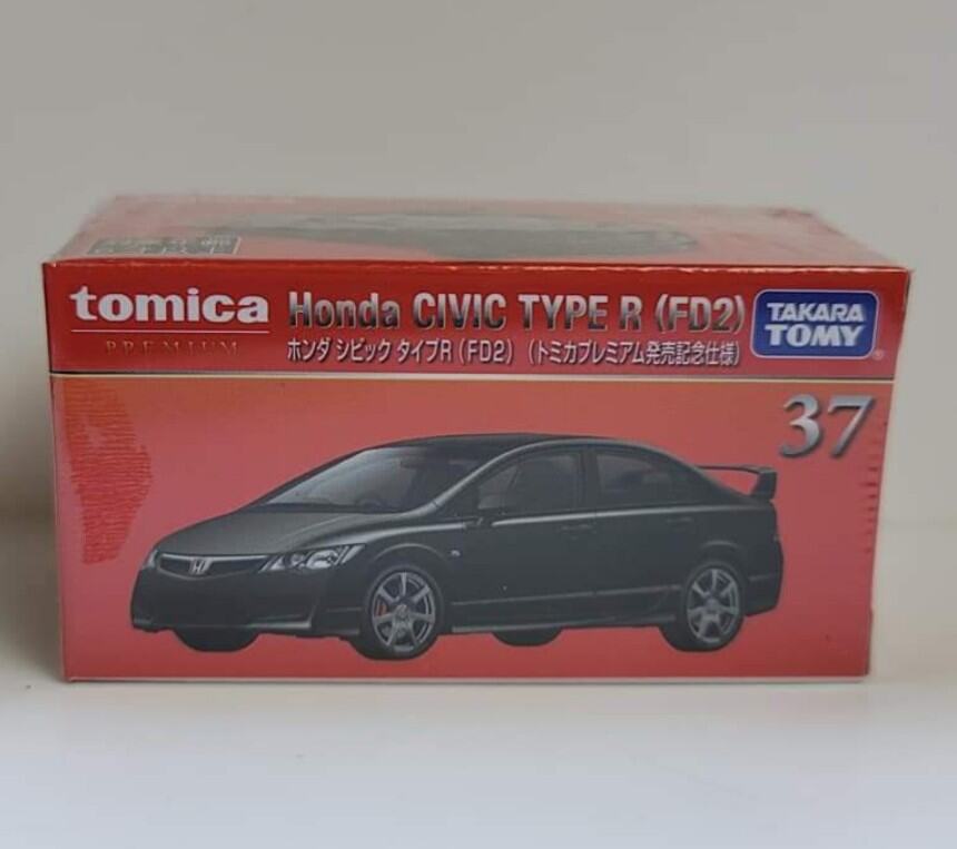 TOMICA April Black Box Premium No.37 Honda Civic TypeR FD2 Diecast Model Car Toy for Boys And Bé Gái