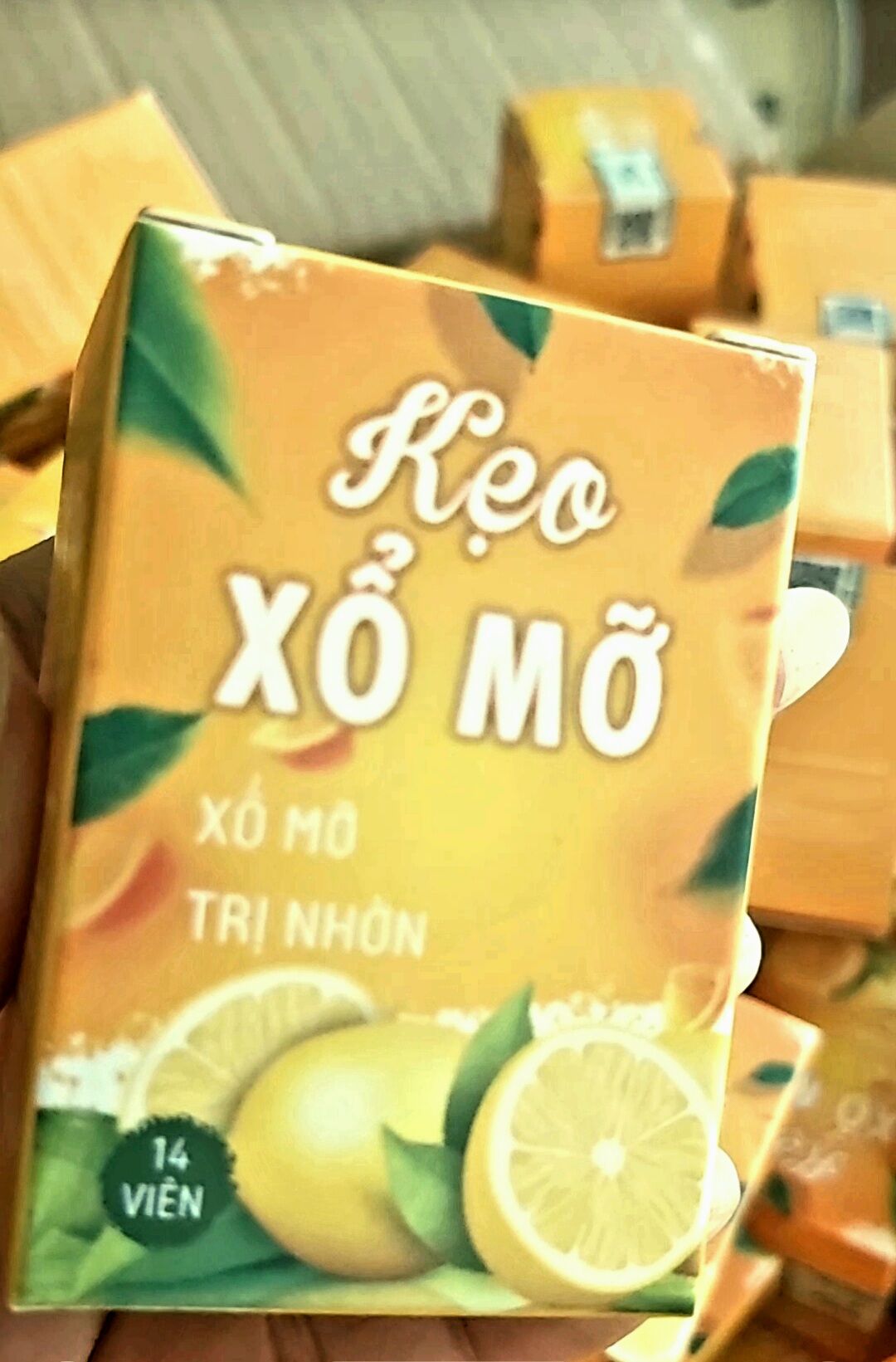 Kẹo xổ mỡ đêm VITC++ hộp 14 viên hỗ trợ giảm mỡ bụng