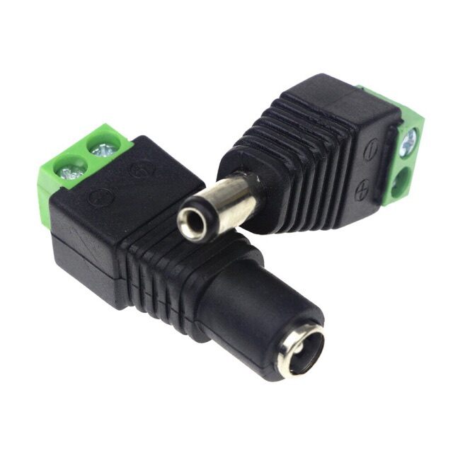 10 jack nguồn dc đực và cái , jack nguồn dc chân 5.5 x 2.1