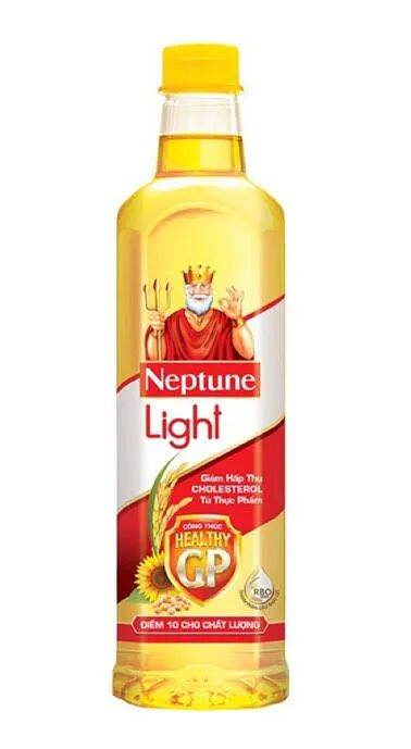 Dầu ăn ông Vua  Neptune Light chai 1 lít