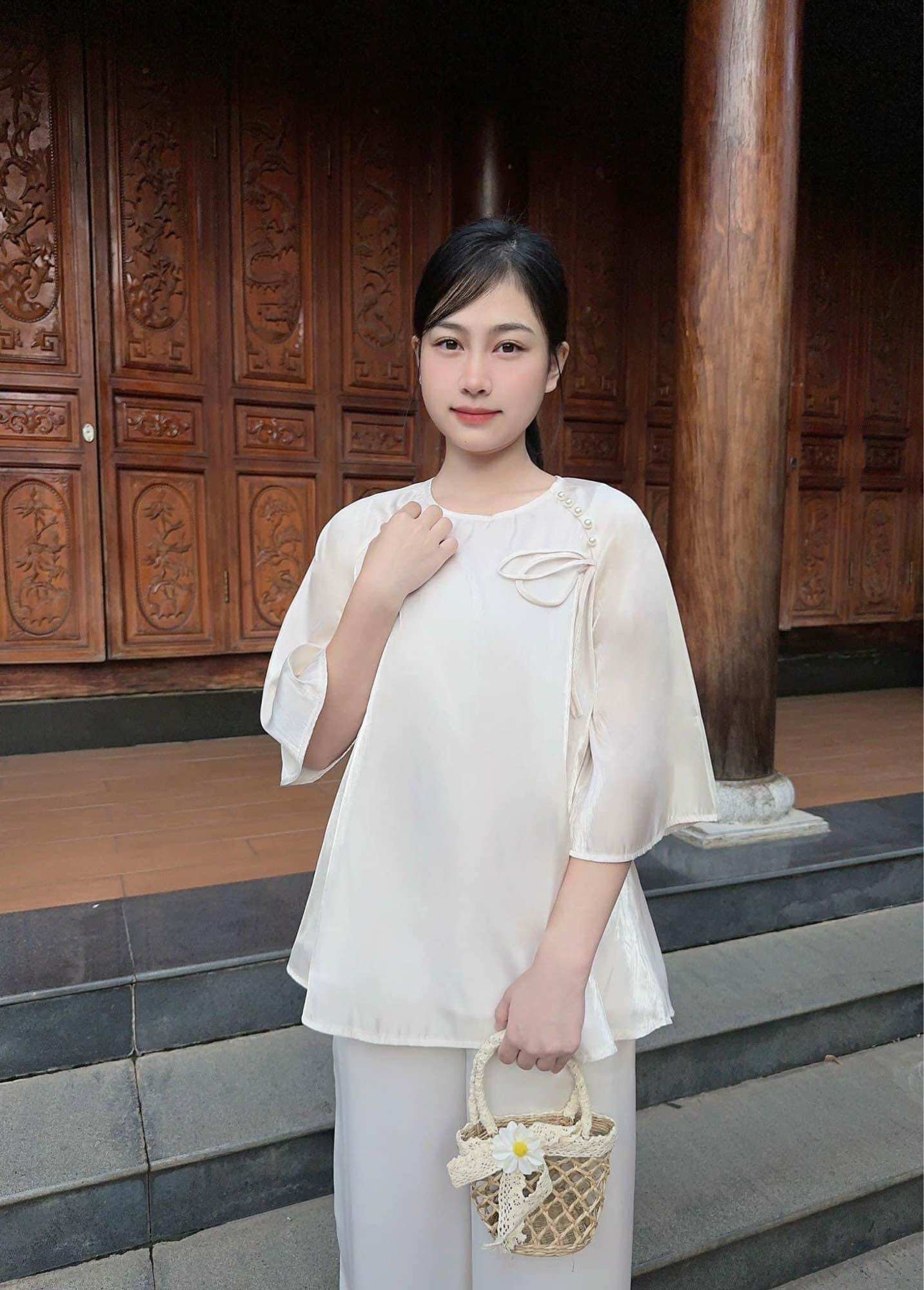 - Đồ lam đi chùa cho nữ - Voan lụa cao cấp