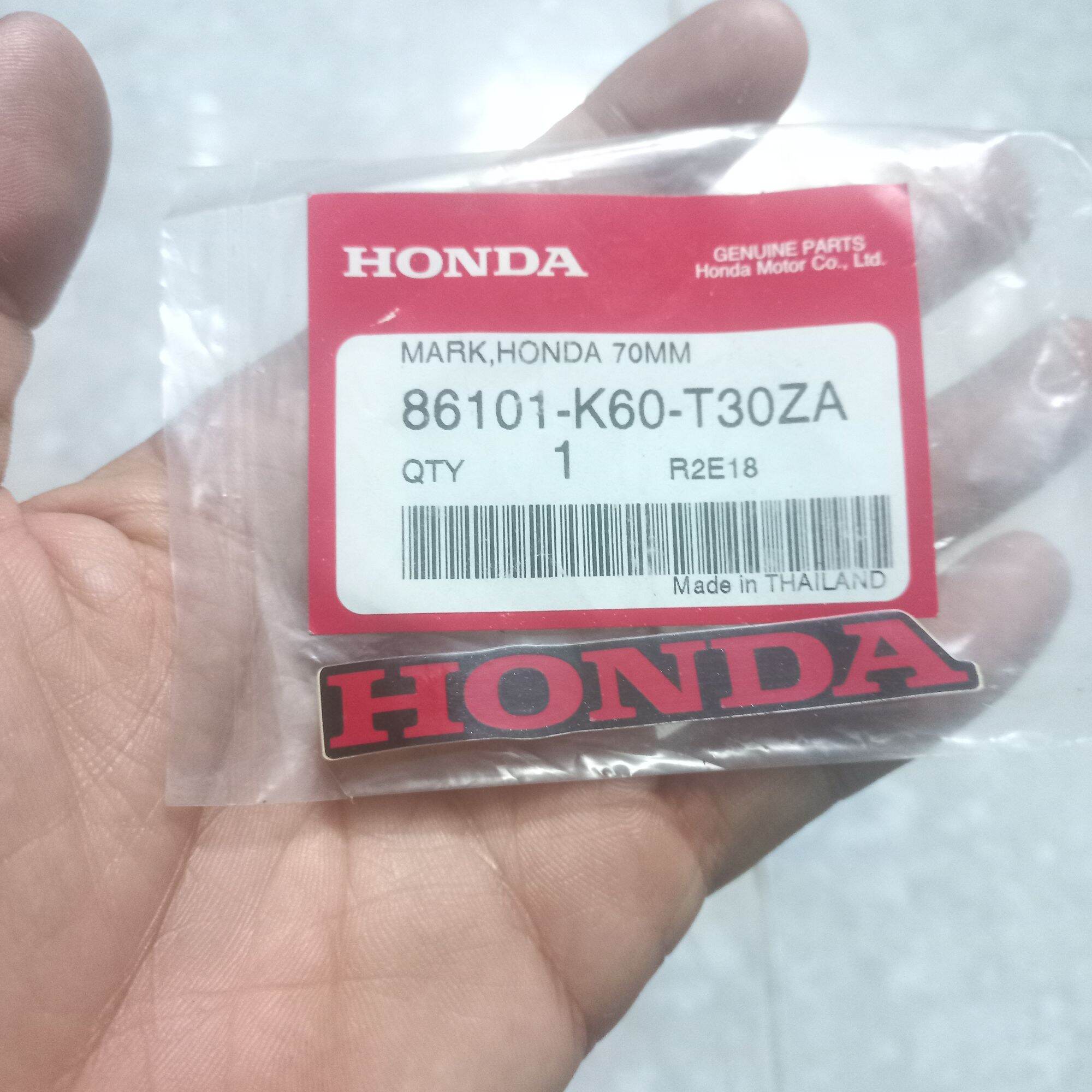 Tem Chữ Honda màu đỏ