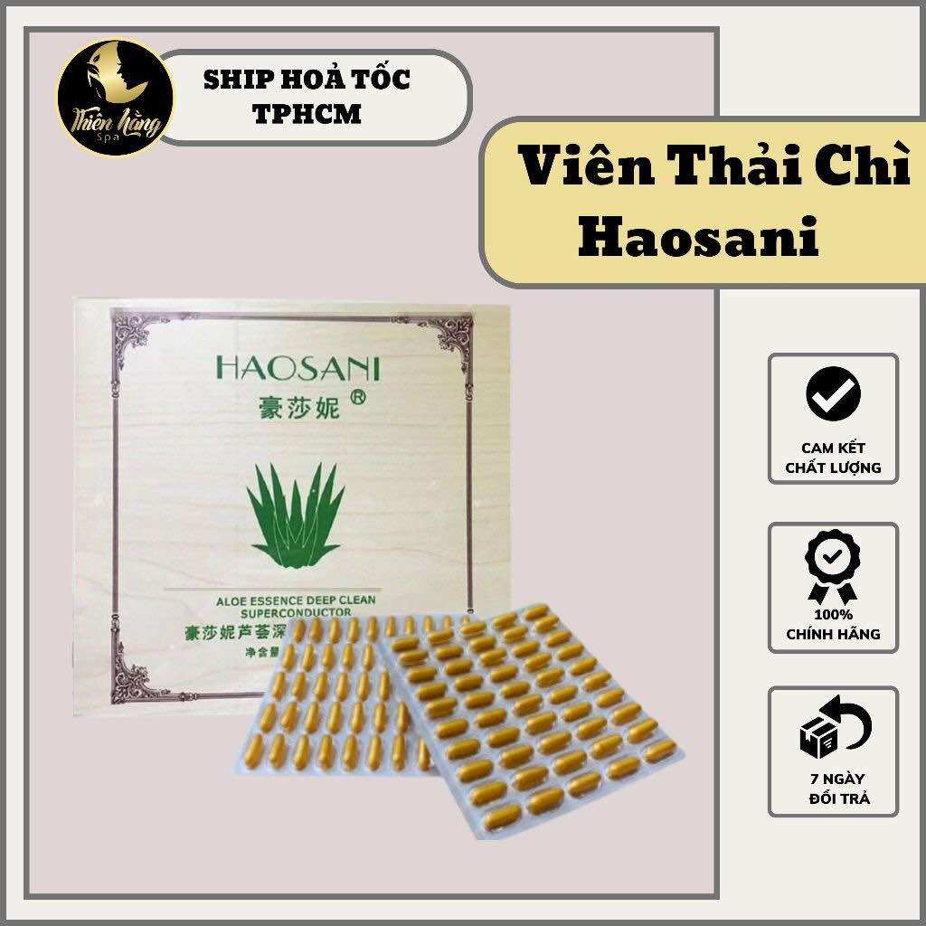 Viên hút chì thải độc tố haosani - hộp 100v chính hãng