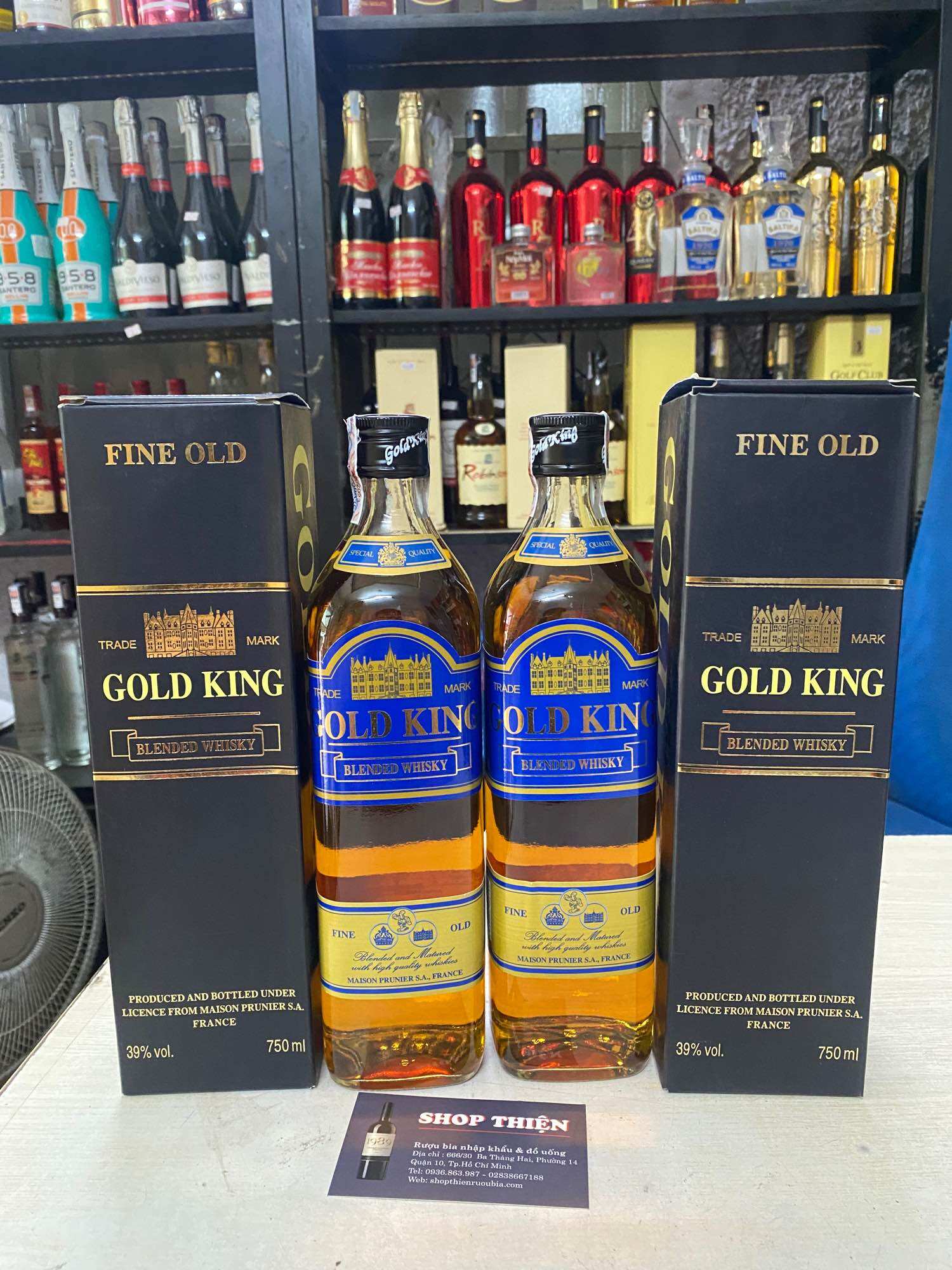 GOLD KING Blend Whisky 39% 750ml