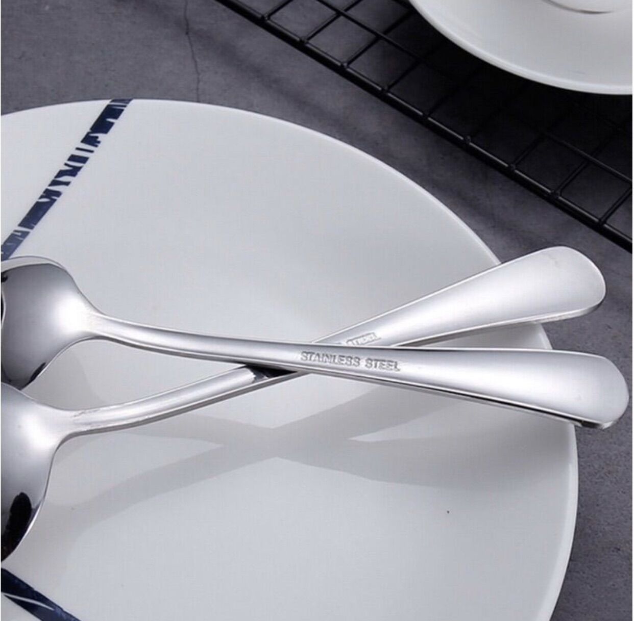 Muỗng, Thìa Inox Đầu Tròn -M21