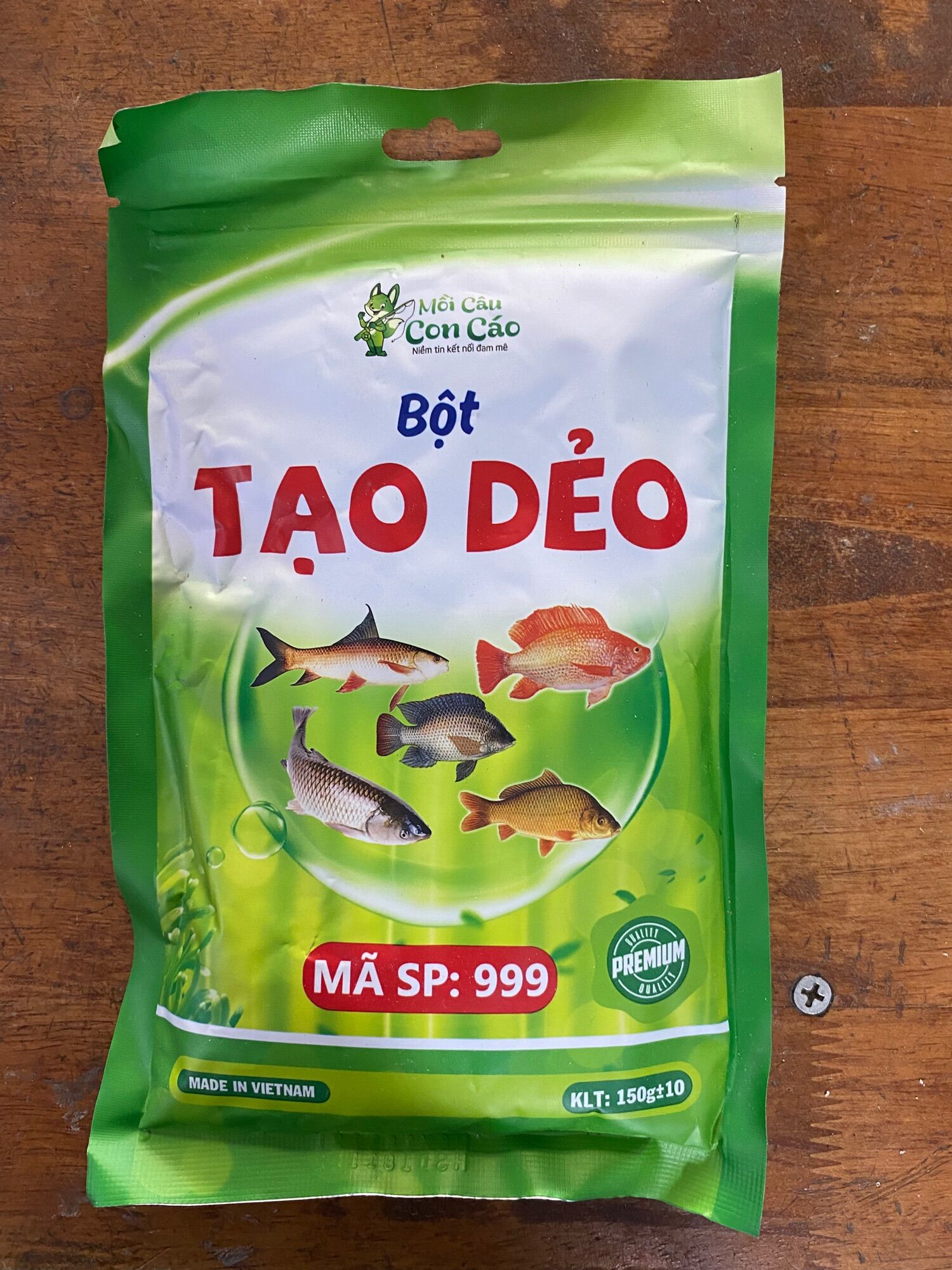 Bột tạo dẻo mồi câu cá - Mồi câu con cáo size to