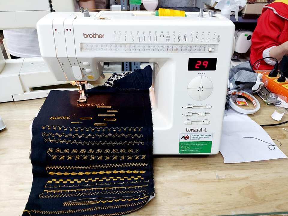 máy mày nhật bãi Brother compha L