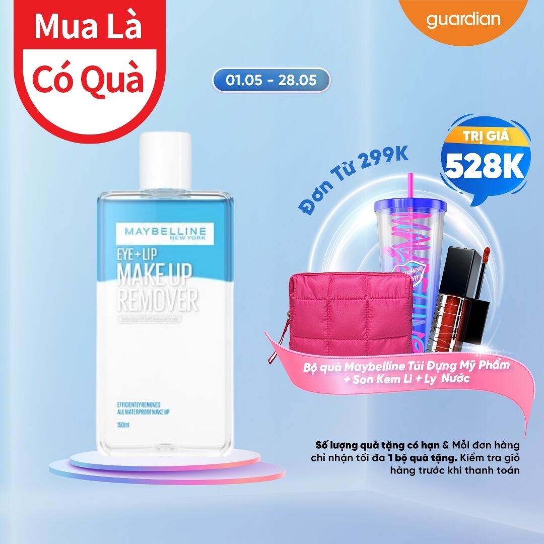 Nước Tẩy Trang Mắt Môi Maybelline 150ml