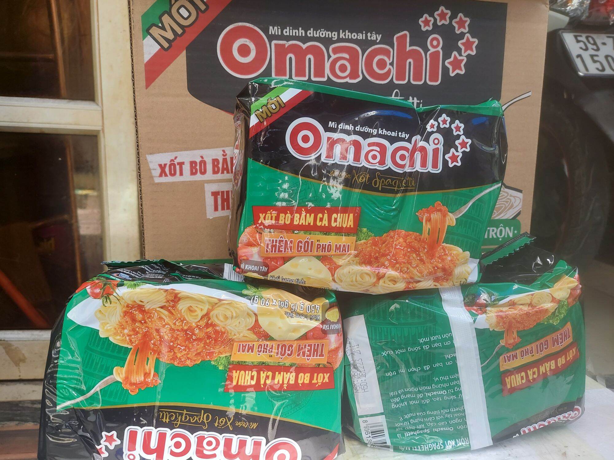 Mì omachi spaghetti thùng 30 gói