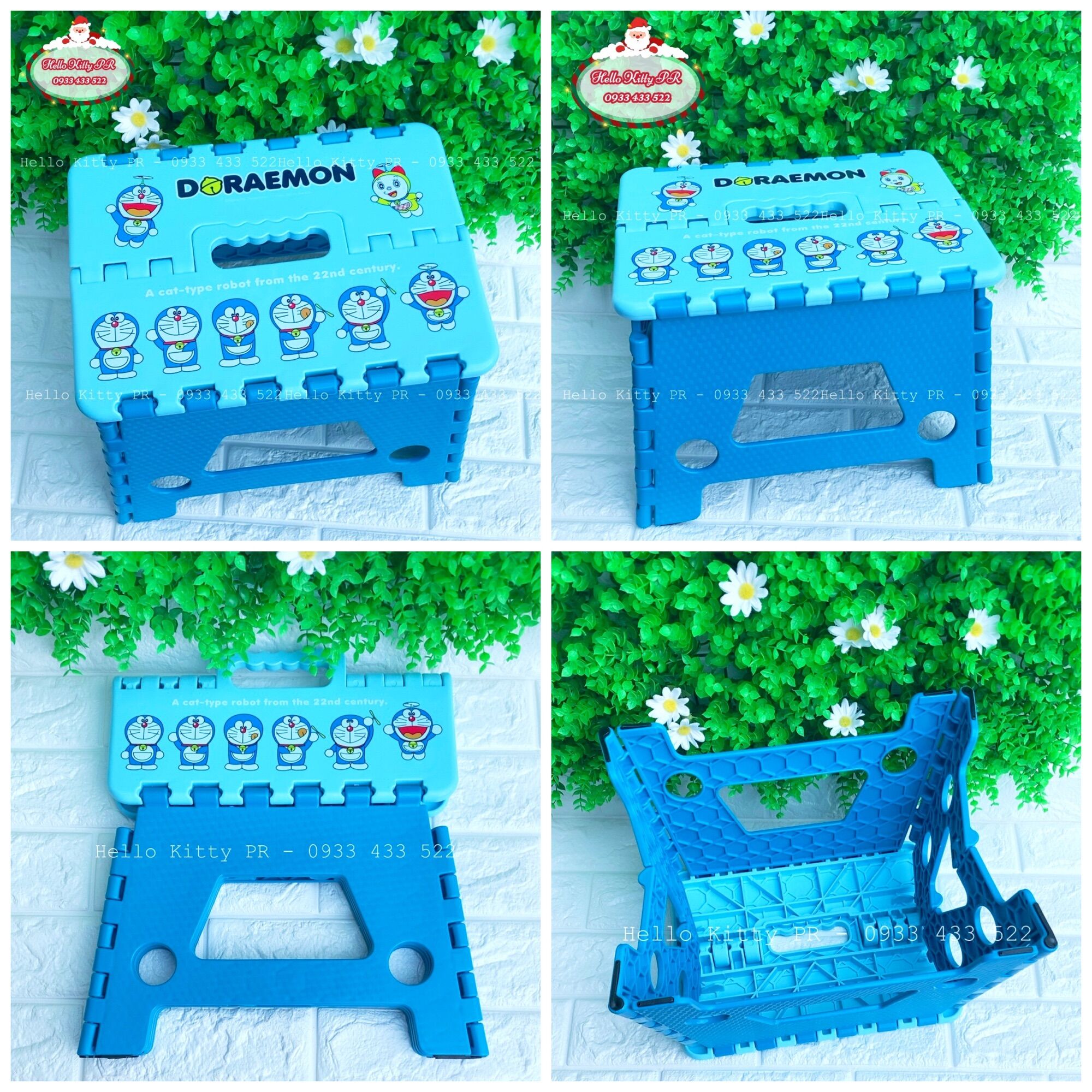 Ghế xếp có quai xách Hello Kitty - Doremon Doraemon