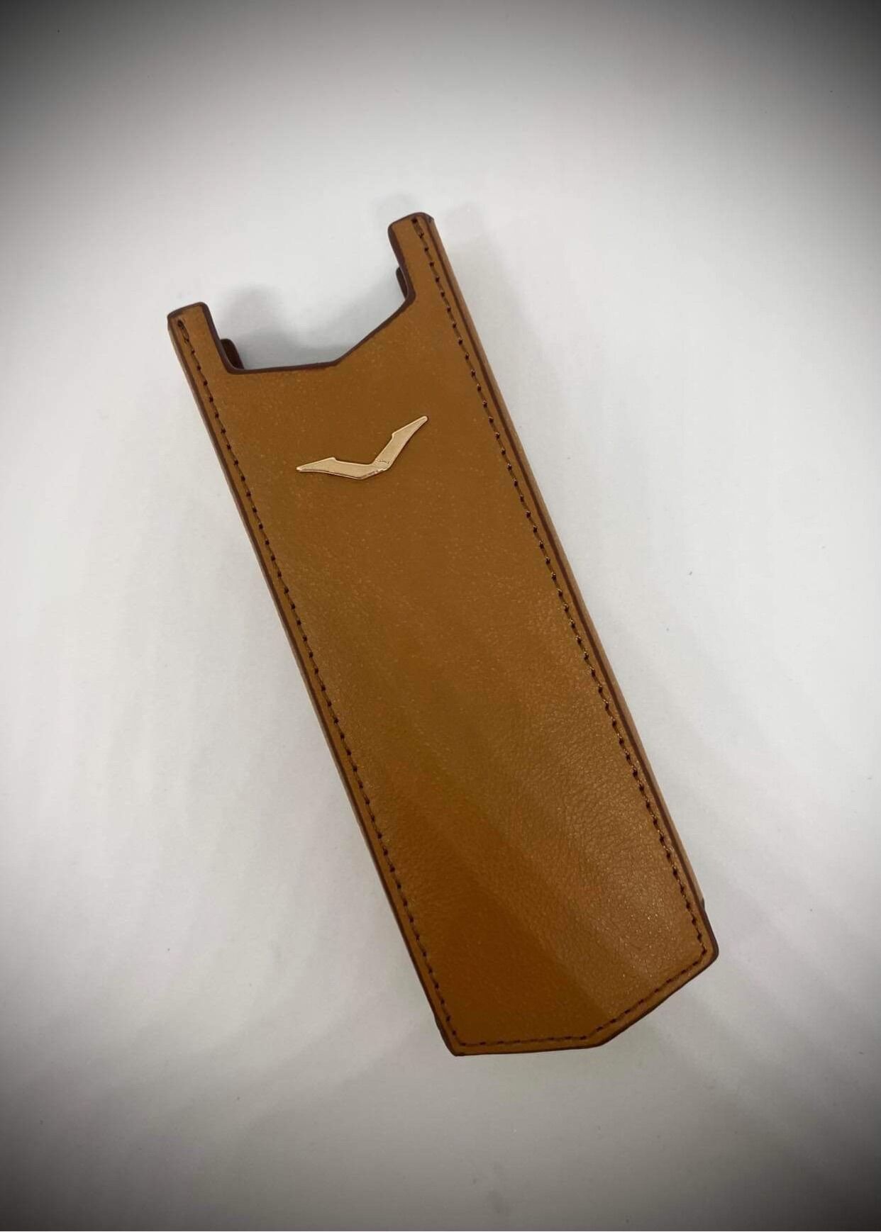 Bao da Vertu vàng signature S