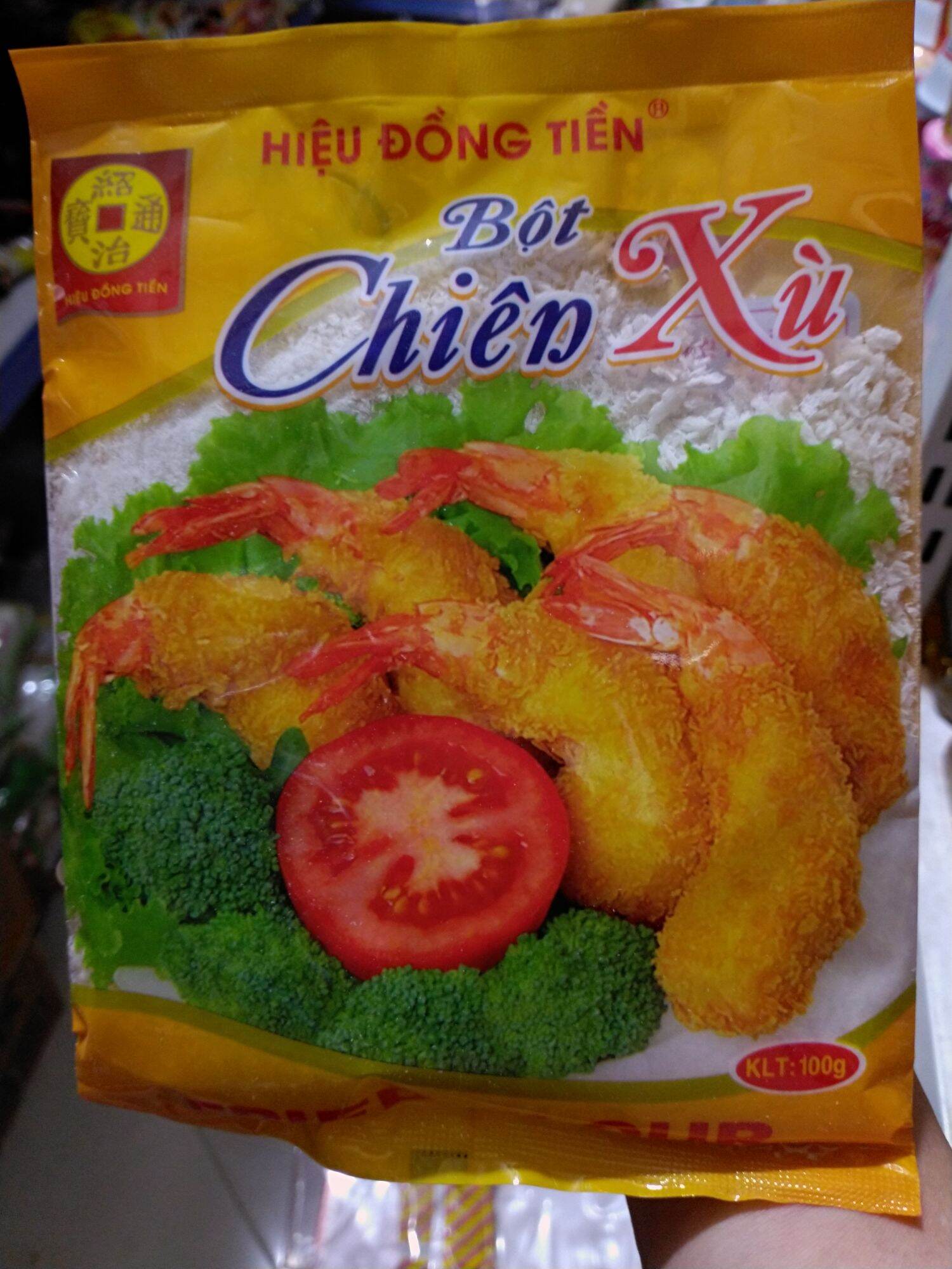 Bột chiên xù đồng tiền gói 100g