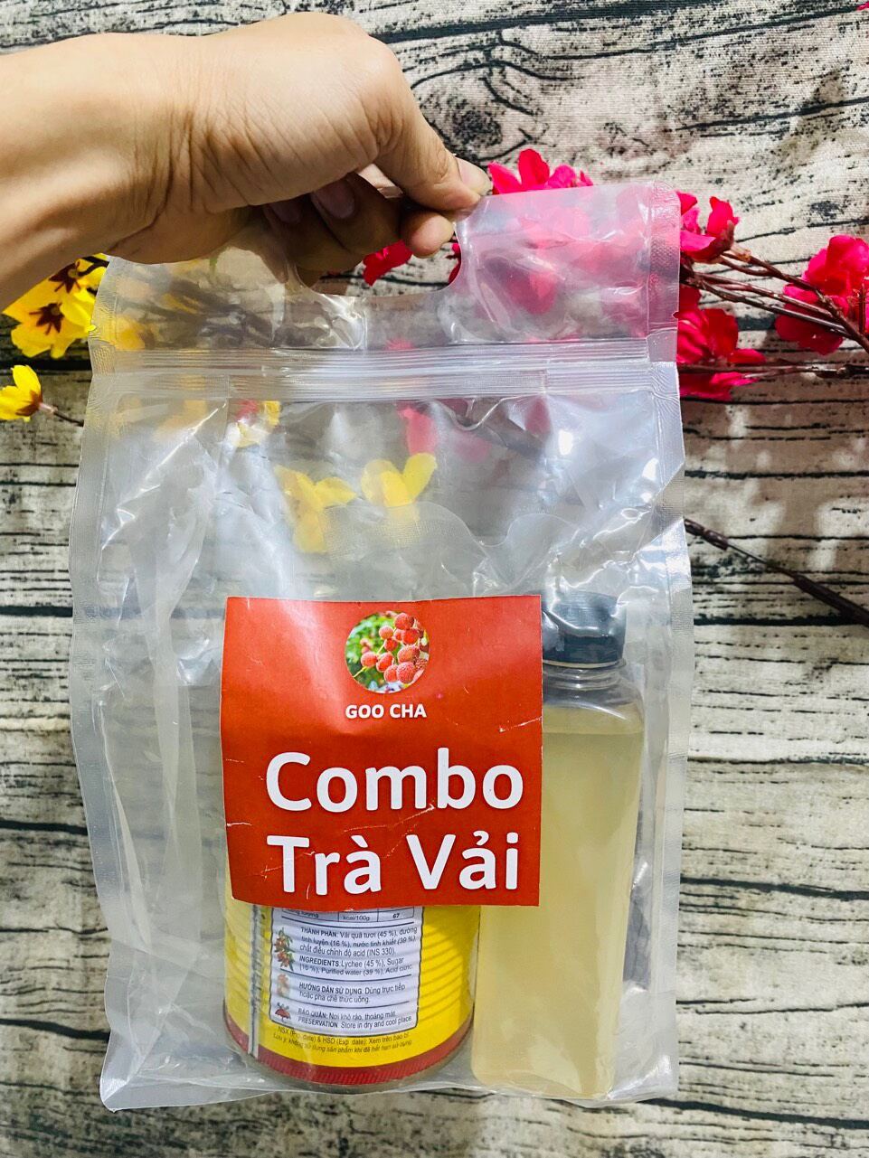 SET TRÀ VẢI TỰ PHA CHẾ TẠI NHÀ