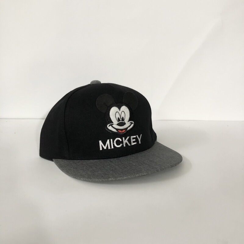 Mũ snapback mũ hiphop mickey cho bé trai phong cách mũ lưỡi trai trẻ em phụ kiện mũ nón