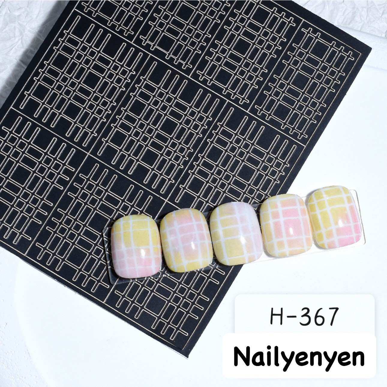 Sticker Nail Dặm Ombre