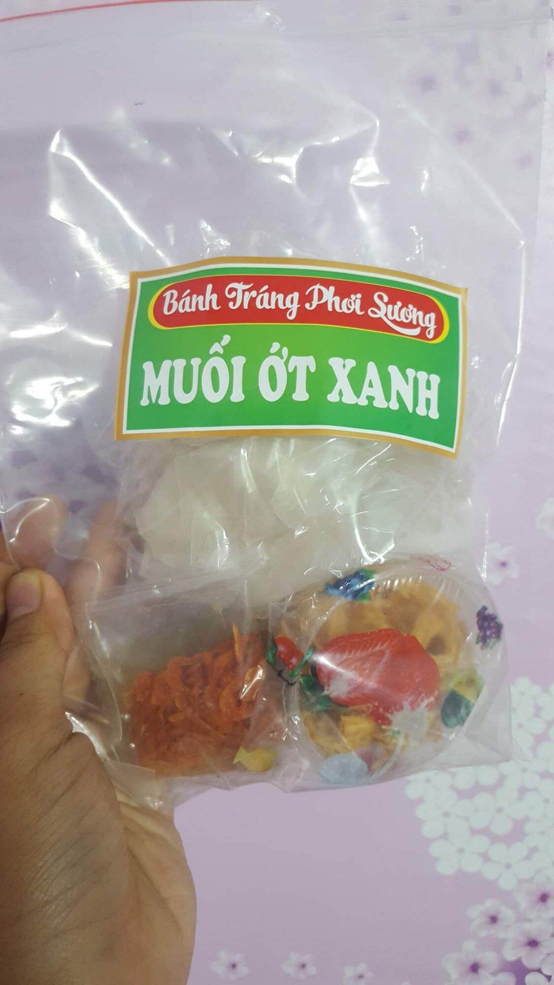 Bánh tráng phơi sương Muối ớt xanh siêu ngon