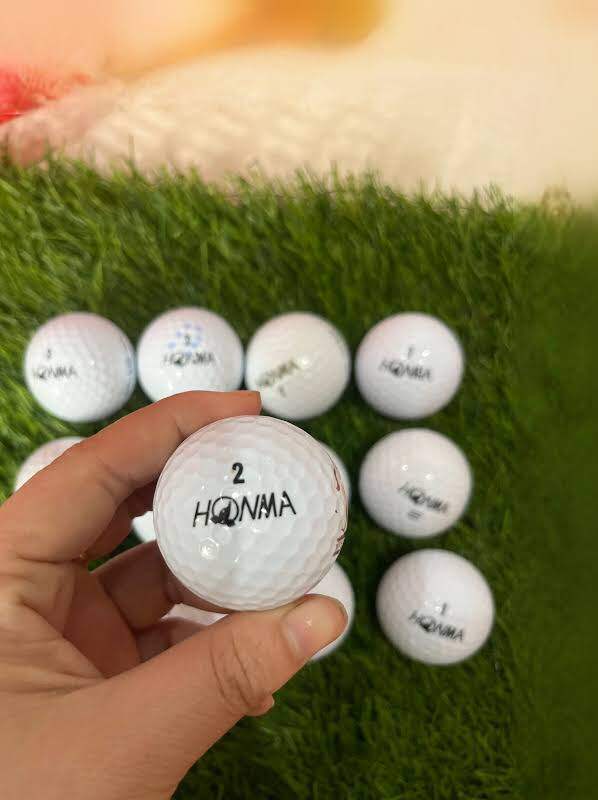 (Set 10 quả ) Bóng Golf HONMA màu trắng độ mới 98%