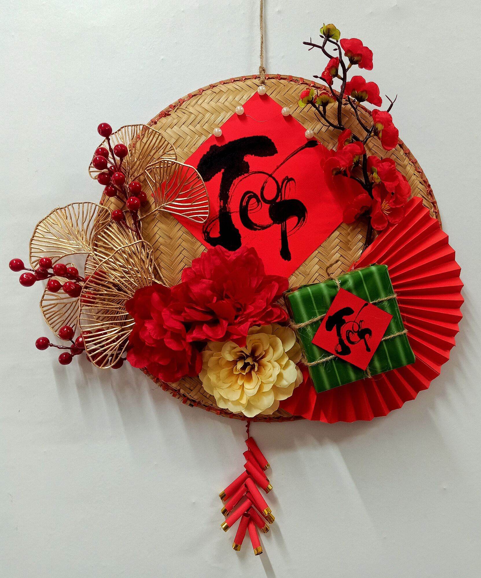 Sét mẹ.t tre trang trí Tết, mẹ.t tre rẻ đẹp trang trí Tết