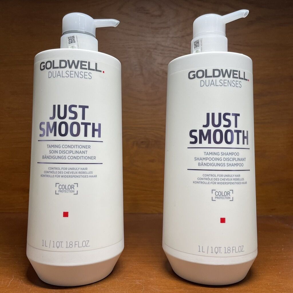 Dầu Gội Xả Suôn Mượt Goldwell Just Smooth 1000mlx2