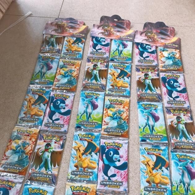 Thẻ Bài Pokemon Dây ( Dây 12 Gói)