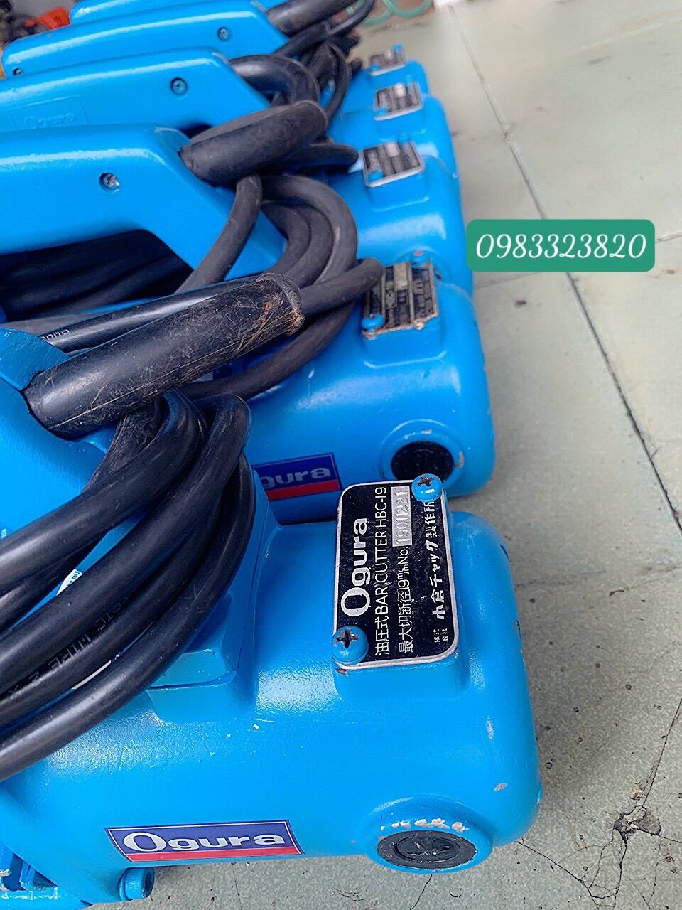 Máy cắt sắt thuỷ lực 20mm ogura