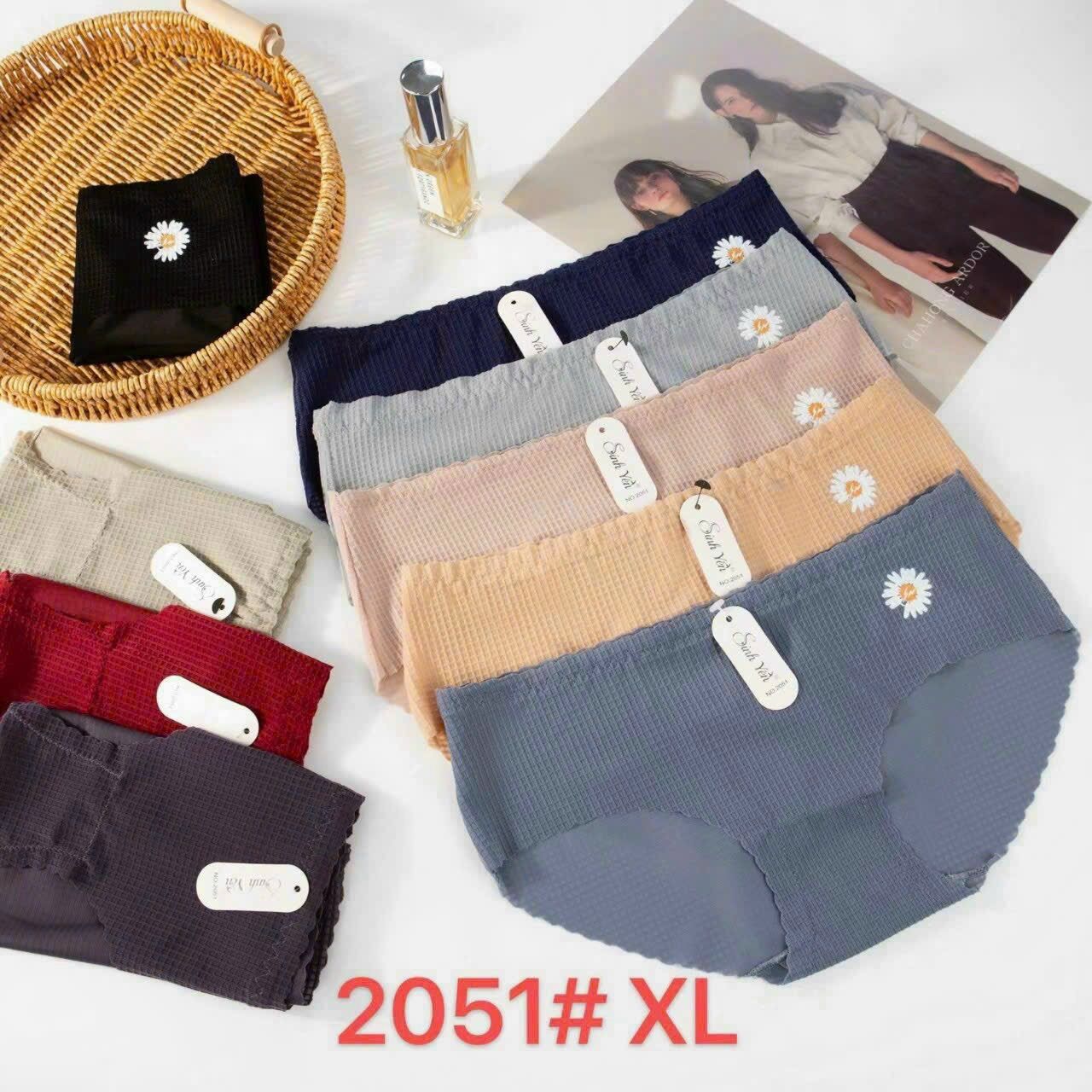 Combo 10 Quần Lót Nữ Su tăm hoa cúc