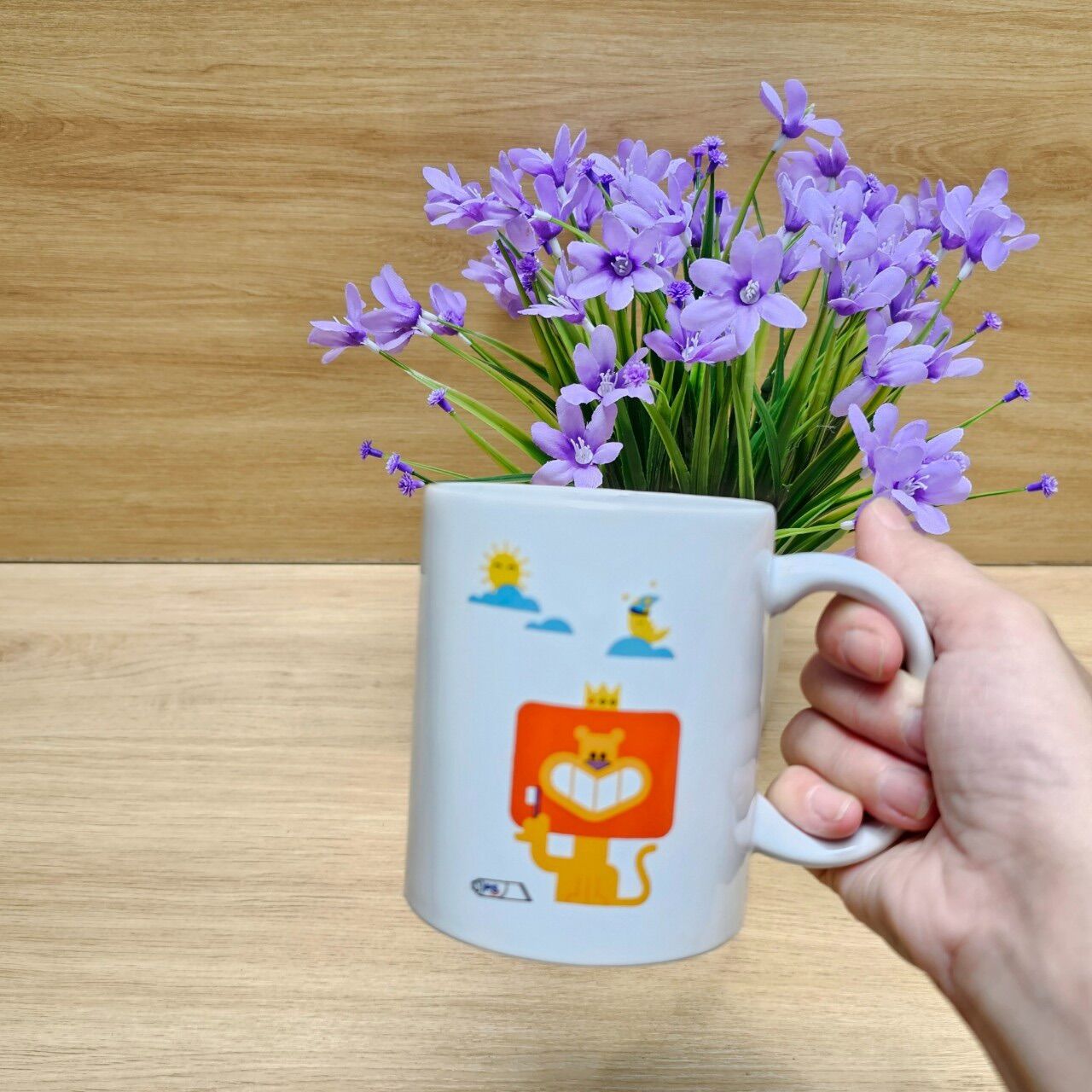 Ly sứ có quai 300ml (hàng ko hộp)