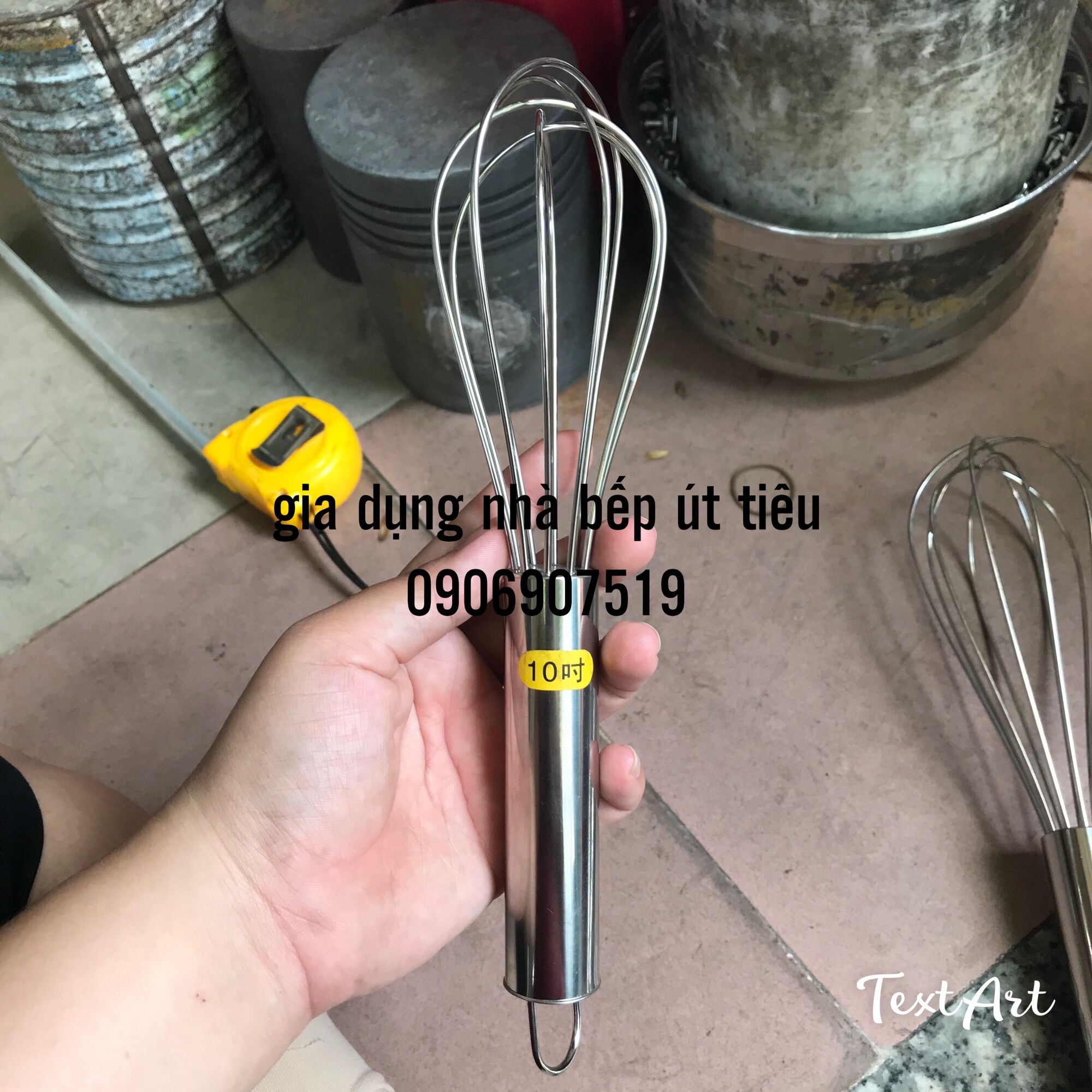 Dụng cụ đánh trứng đánh bột inox 3 size