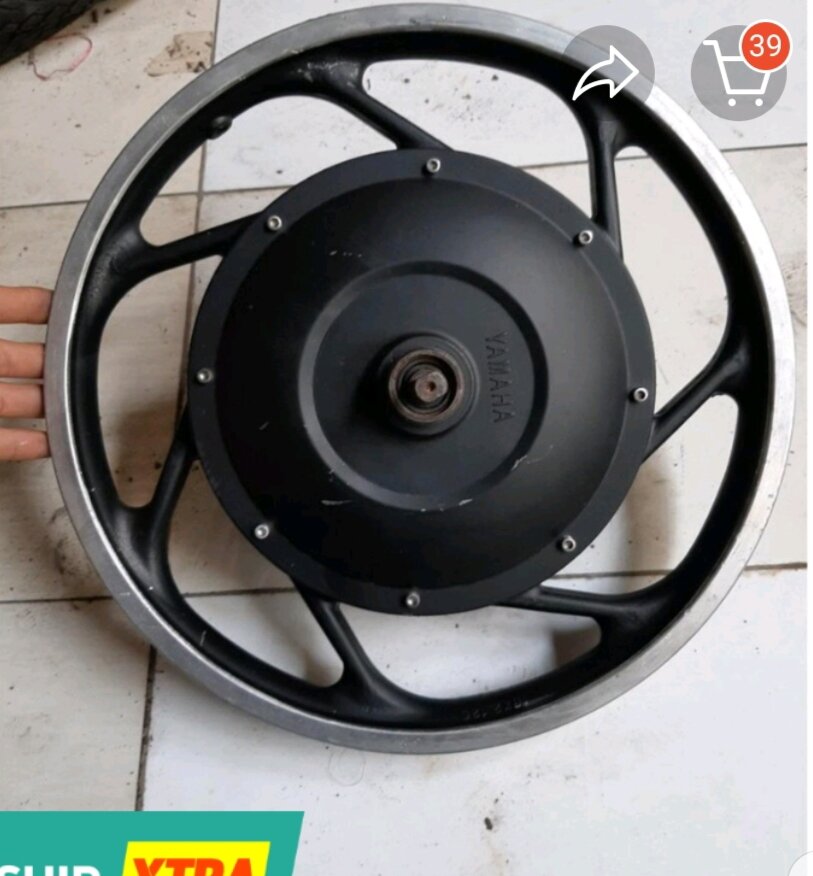 Động cơ xe điện vành đúc 18*2.125 và 18*2.5 hàng tháo xe( hình ảnh minh hoạ)