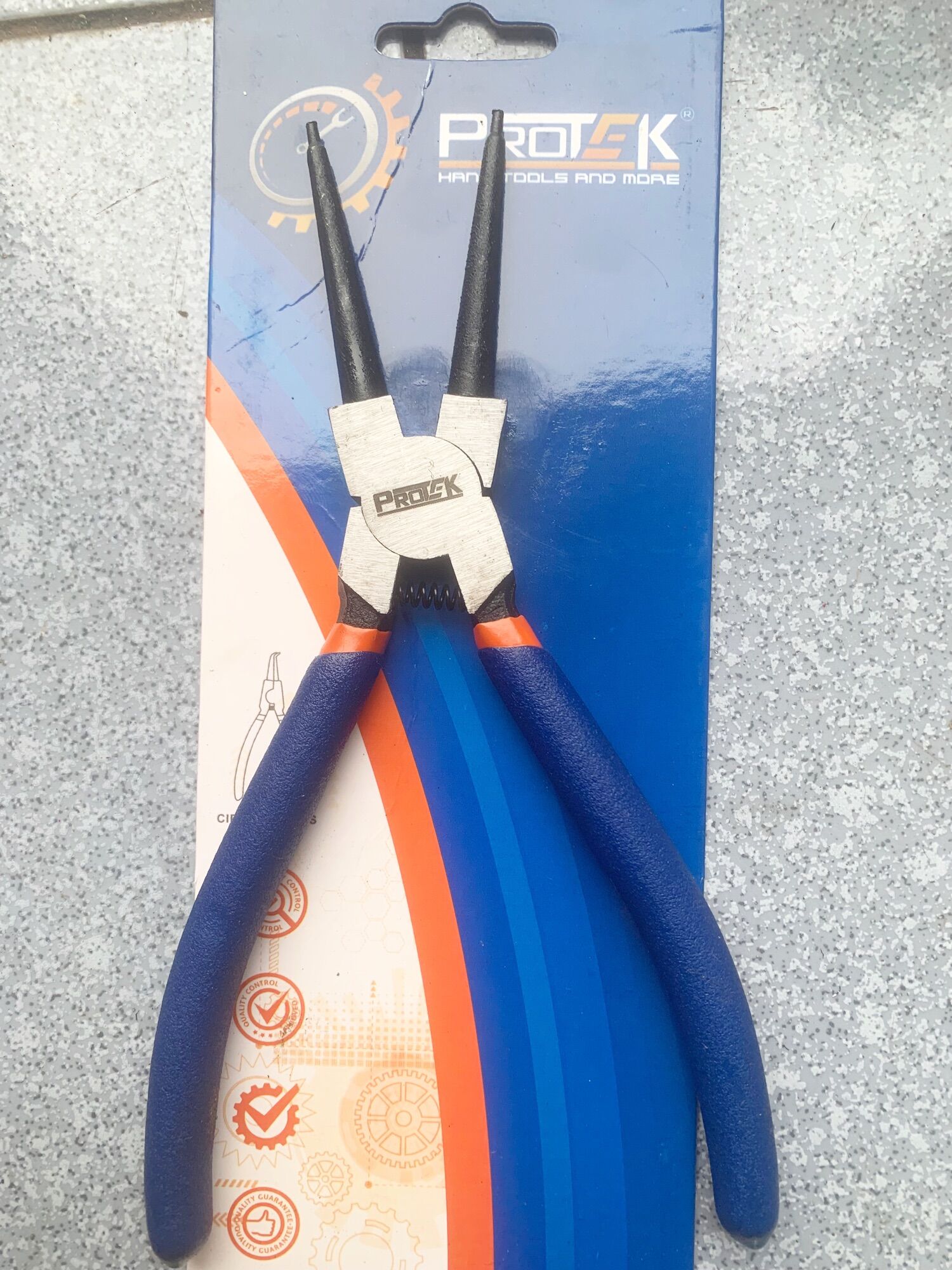 Bộ kìm mở phe trong - ngoài đủ kích thước ( mũi kìm dài : 10cm , mũi kìm ngắn 4,5cm )