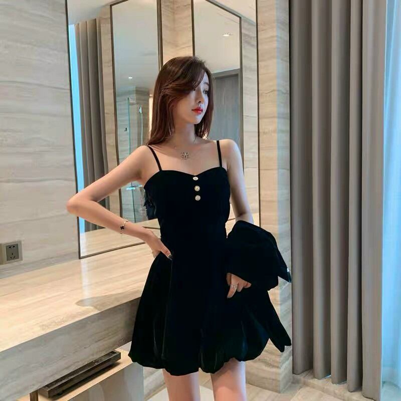 [ BIGSIZE 55-150kg ] Set đầm + áo khoác ngắn