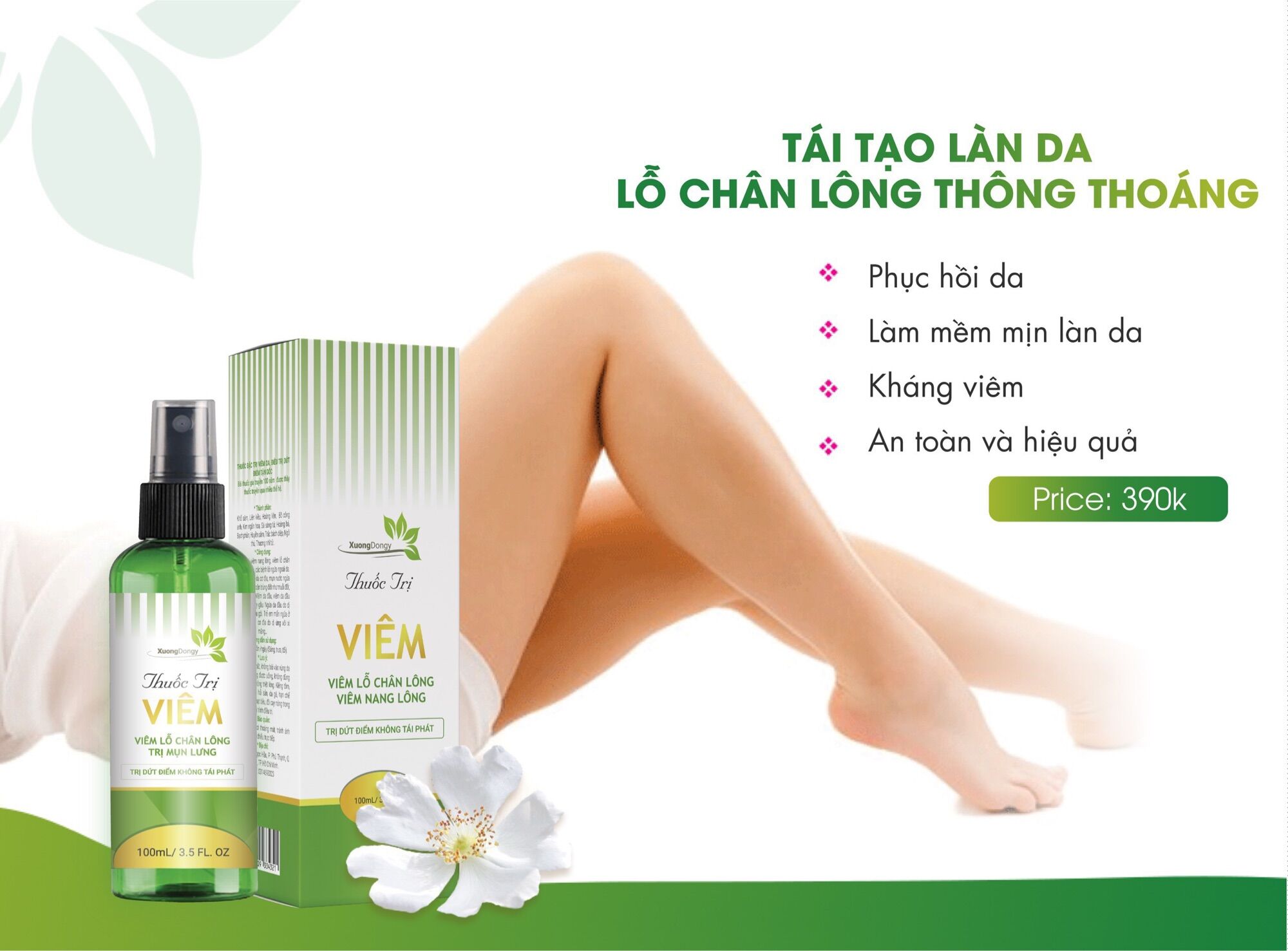 Thảo Mộc Viêm Nang Lông NEEM - Mee Natural ( 50 ml)