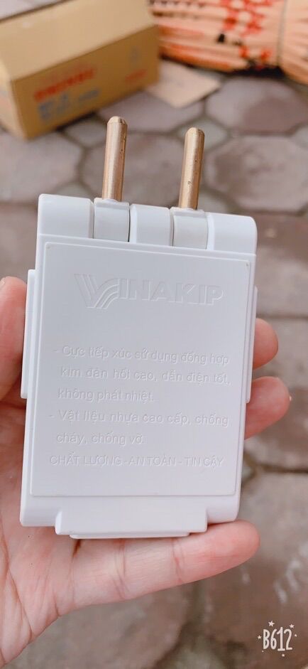 Phích cắm dẹt 1 ra 3 Vinakip