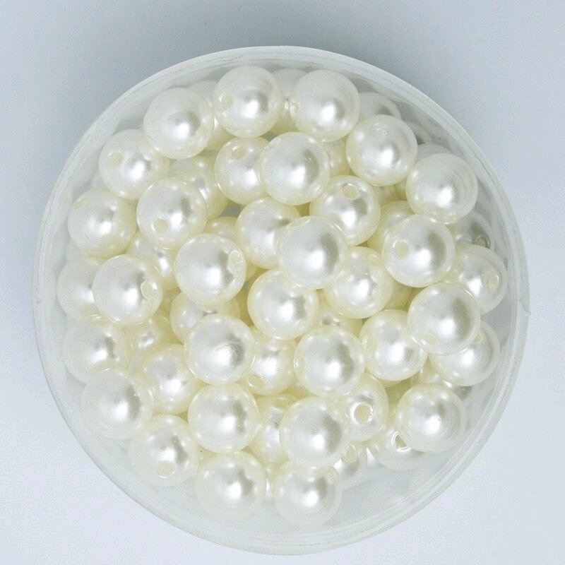 100g hạt cườm, ngoc trai có lỗ 6-12mm