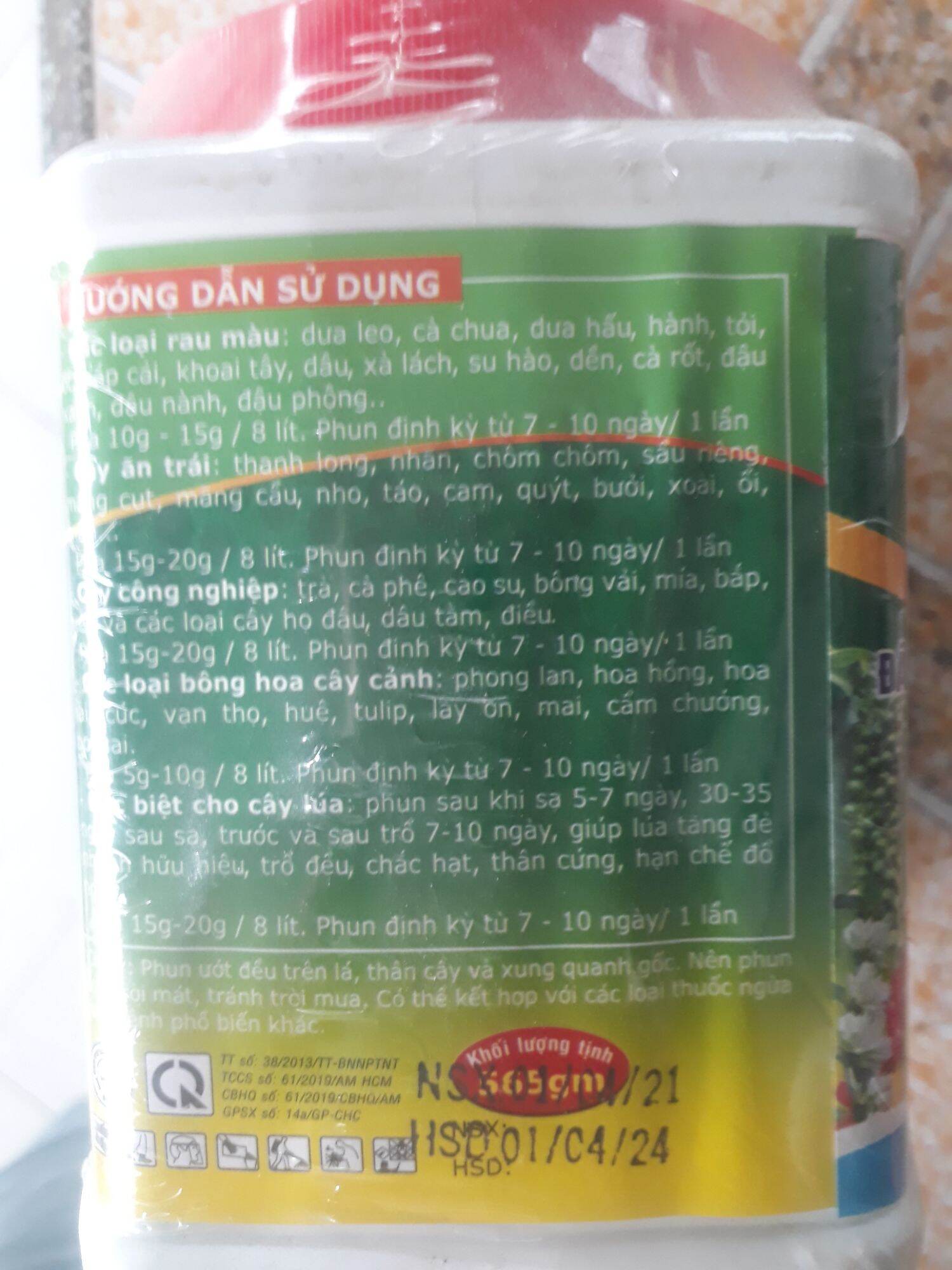 phân bón lá cao cấp 30 10 10 hộp 565gram