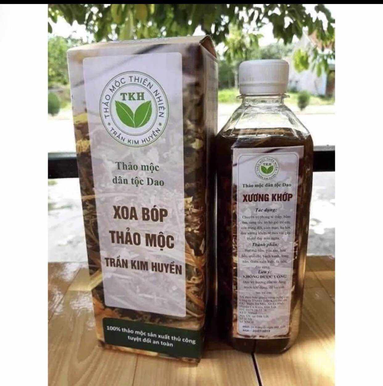 Rượu Xoa Bóp Thảo Mộc Trần Kim Huyền