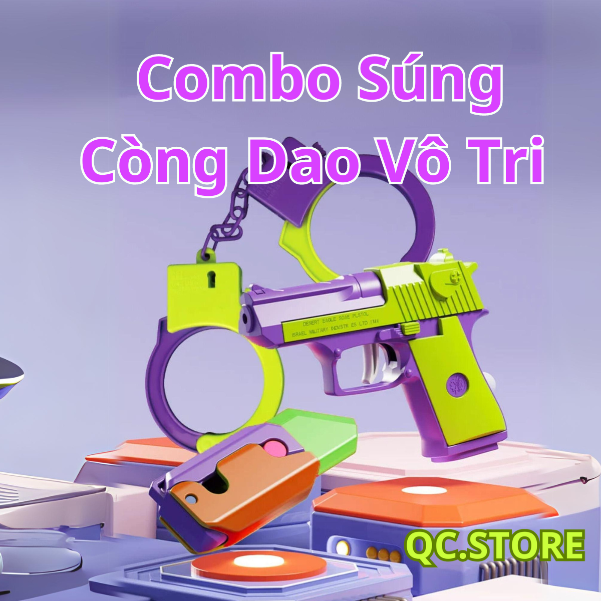 Đồ chơi còng số 8 cà rốt đồ chơi vô tri vui nhộn dao cà rốt
